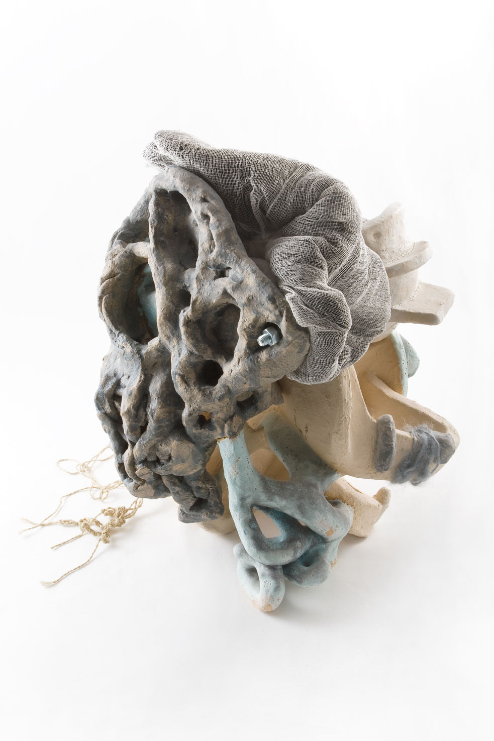 Keramik mit Textil Treppe Elefantenmaus